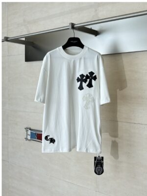 [크롬하츠] 트리플 크로스 패치 티셔츠 (2 COLORS)