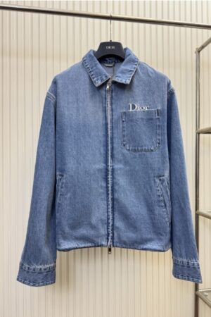 [디올] 지퍼 데님 자켓