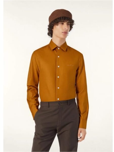 [로로피아나] 자수 로고 긴팔 셔츠 (5 COLORS)