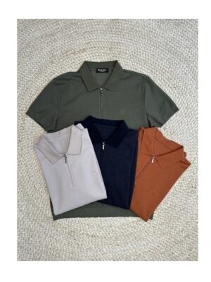 [로로피아나] 로고 자수 카라 티셔츠 (4 COLORS)