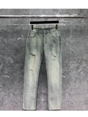 [톰브라운] 로고 패치 데님 팬츠