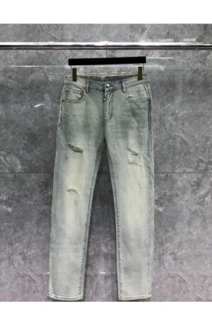 [톰브라운] 로고 패치 데님 팬츠