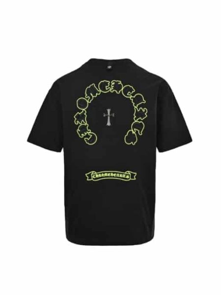 [크롬하츠] 네온 호스슈 로고 티셔츠 (2 COLORS)