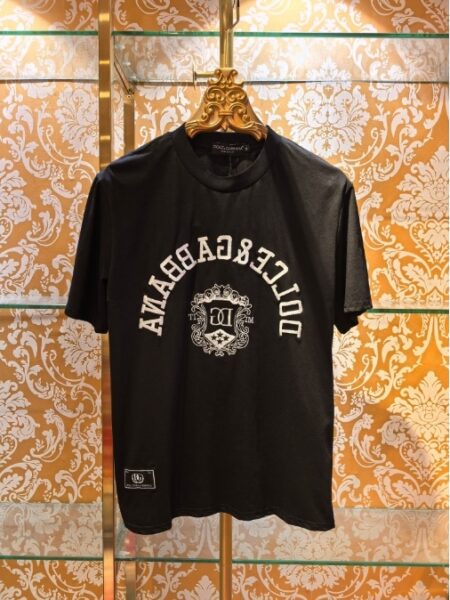 [돌체앤가바나] 로고 반팔 티셔츠 (2 COLORS)