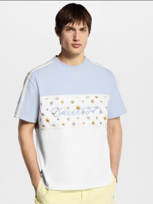 [루이비통] 그래픽 엠브로이더리 티셔츠 1AJRDI