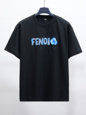 [펜디] 그래픽 자수 코튼 티셔츠 (2 COLORS)