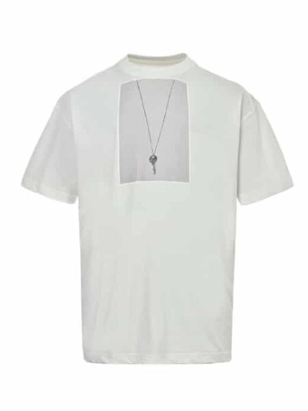 [메종마르지엘라] 키 프린트 티셔츠