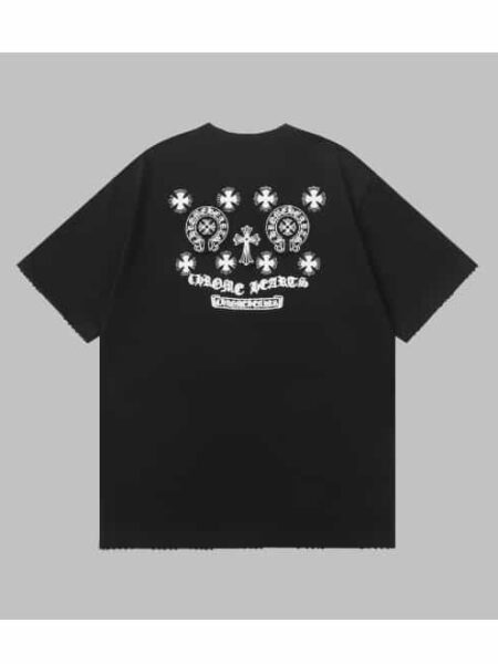 [크롬하츠] 크로스 호스슈 반팔 티셔츠 (2 COLORS)