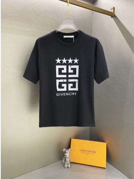 [지방시] 4G 스타 로고 슬림핏 반소매 티셔츠