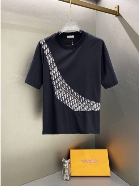 [디올] 오블리크 스트랩 반팔 티셔츠