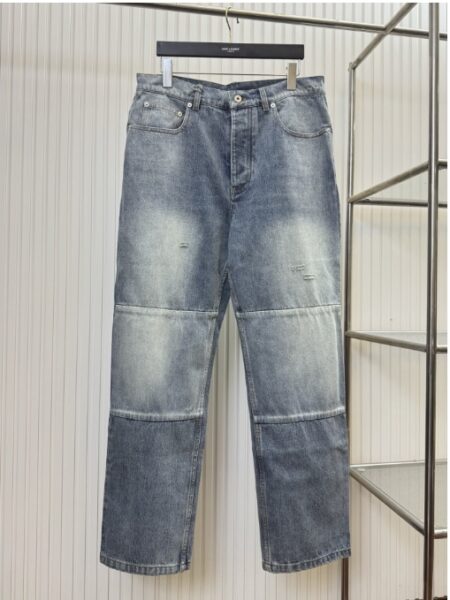 [디올] 그리드 립스탑 데님 팬츠