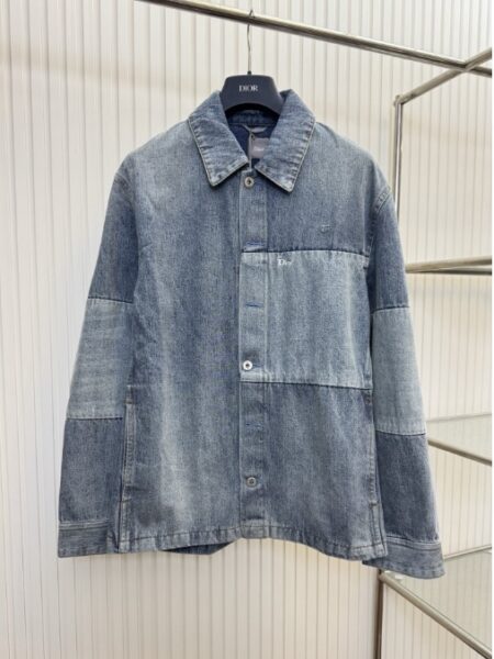 [디올] 패치워크-이펙트 오버셔츠