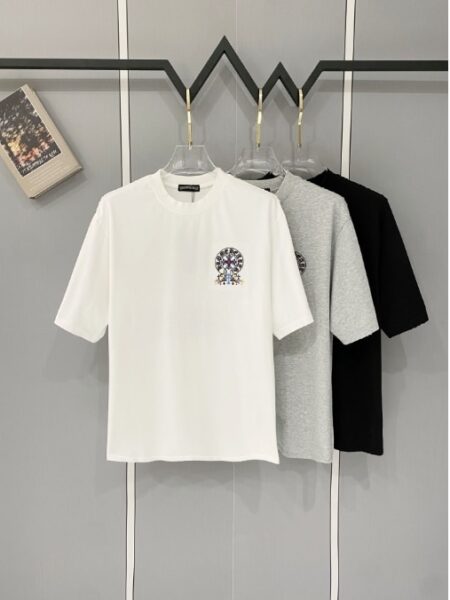 [크롬하츠] 멀티 컬러 크로스 홀스슈 티셔츠 (3 COLORS)