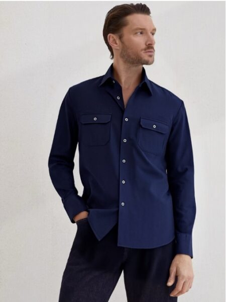 [브루넬로 쿠치넬리] 포켓 셔츠 (5 COLORS)