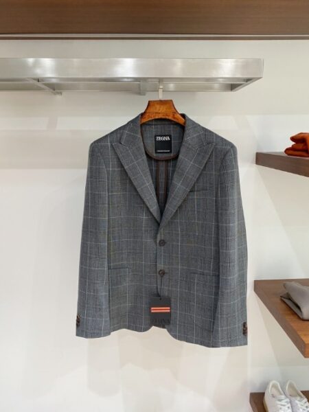 [제냐] 체크 자켓 (2 COLORS)