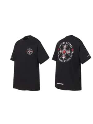 [크롬하츠] 서클 스크립트 플러스 크로스 티셔츠 (2 COLORS)