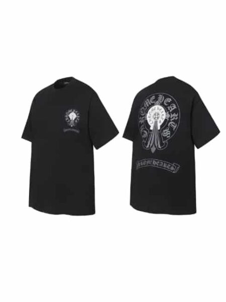 [크롬하츠] 대거 원형 로고 반팔 티셔츠  (2 COLORS)