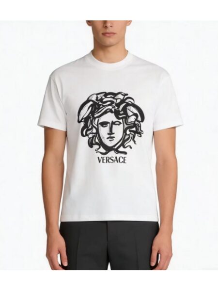 [베르사체] 메두사 로고 프린트 티셔츠 (2 COLORS)