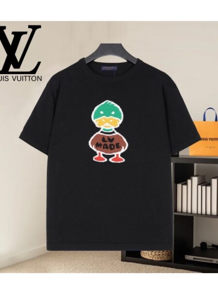 [루이비통] x 니고 'LV 메이드' 덕 티셔츠