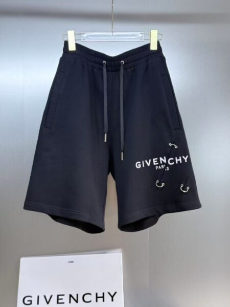 [지방시] 피어싱 로고 스웨트 쇼츠