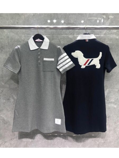 [톰브라운] 4바 피케 폴로 원피스 (2 COLORS)