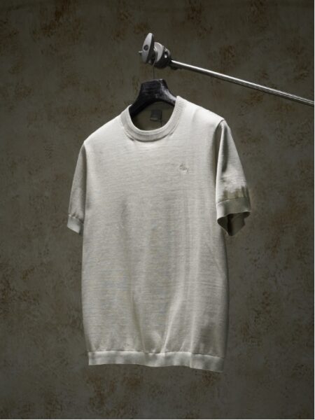 [디올] 로고 자수 실크 라운드넥 니트  (3 COLORS)