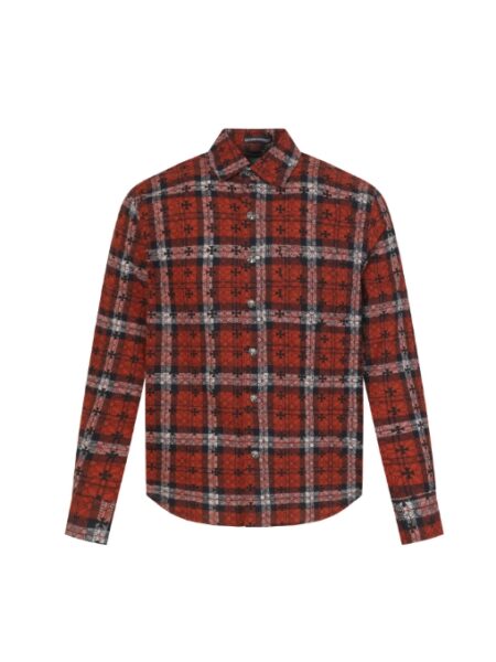 [크롬하츠] 크로스 체크 셔츠