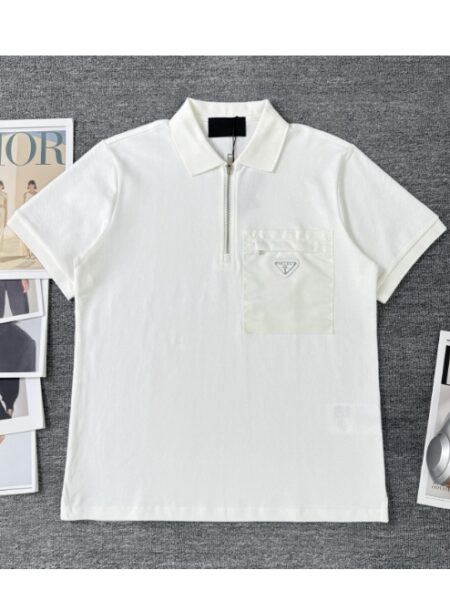 [프라다] 포켓 피케 폴로 셔츠 (2 COLORS)