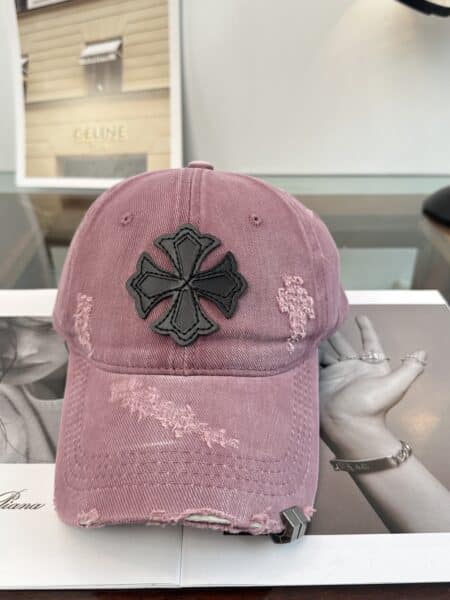 [크롬하츠] 빈티지 컬러블록 데님 베이스볼 캡 (5 COLOR)