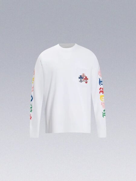 [크롬하츠] 멀티 컬러 크로스 세메터리 롱 슬리브 티셔츠 (2 COLOR)