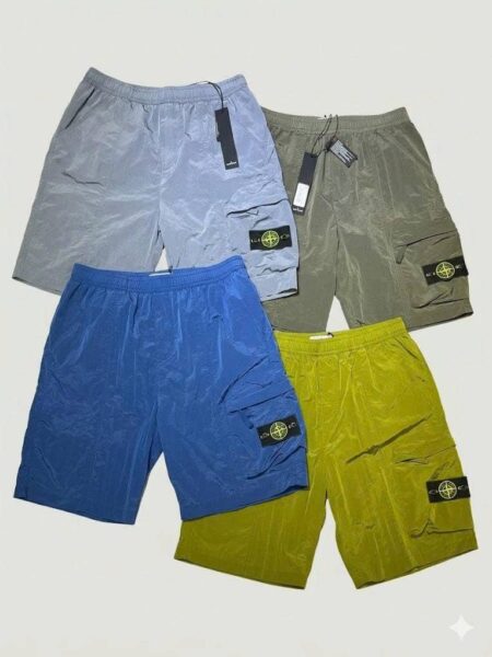 [스톤 아일랜드] 나일론 원포켓 와펜 반바지 (4 COLOR)