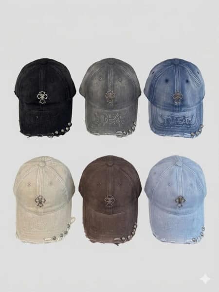 [크롬하츠] 크로스 패치 베이스볼 캡 (6 COLOR)