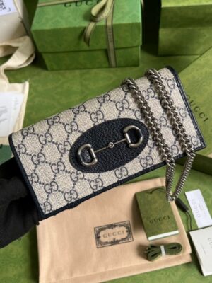 [구찌] 홀스빗 1955 체인 지갑 621892