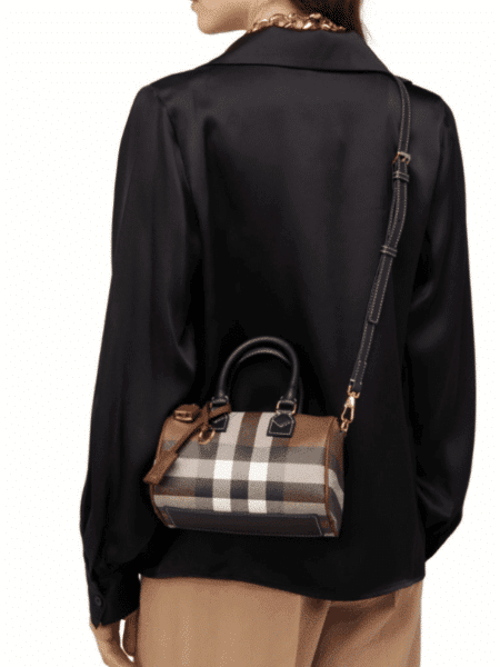 [버버리] 체크 미니 볼링백 80696631