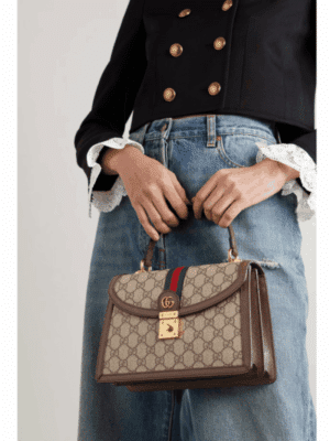 [구찌] 오피디아 웹(WEB) 스몰 탑 핸들백 651055