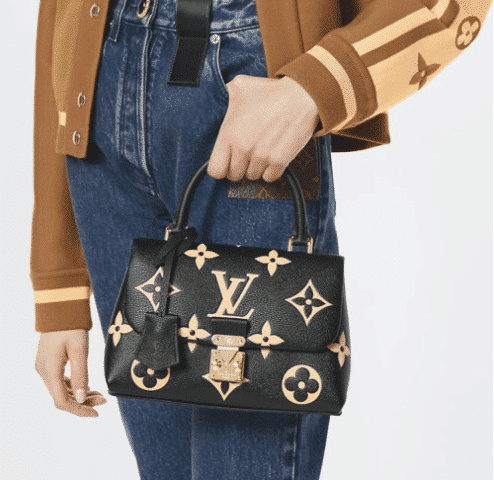 [루이비통] 마들렌 BB 바이컬러 모노그램 앙프렝뜨(블랙/베쥬)M45978