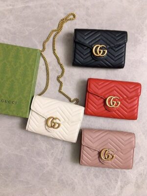[구찌] GG 마몽 마틀라세 미니 체인백 474575