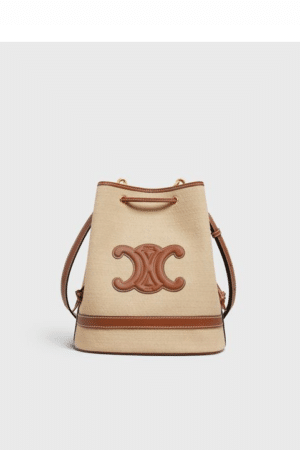 [셀린느] 패브릭 트리옹프 캔버스 슈 마린 버킷백 196752DJK.02NT