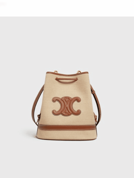 [셀린느] 패브릭 트리옹프 캔버스 슈 마린 버킷백 196752DJK.02NT