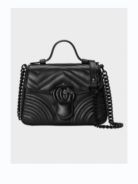 [구찌] GG 마몽 미니 탑 핸들백 702563