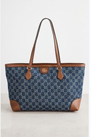 [구찌] 오피디아 미디엄 데님 GG 토트백 631685
