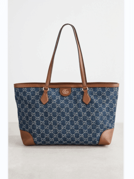 [구찌] 오피디아 미디엄 데님 GG 토트백 631685