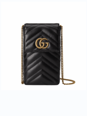 [구찌] GG 마몬트 마틀라세 미니 크로스백 672251