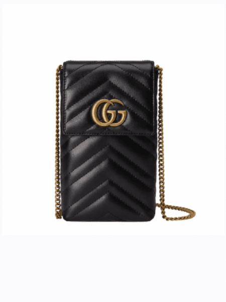 [구찌] GG 마몬트 마틀라세 미니 크로스백 672251