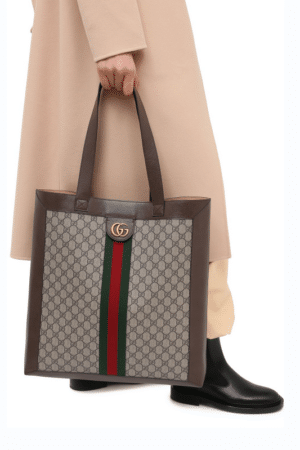 [구찌] 오피디아 GG 수프림 토트백 라지 519335