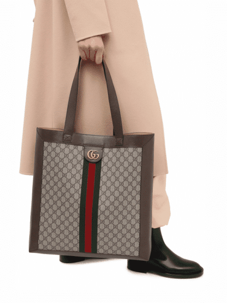 [구찌] 오피디아 GG 수프림 토트백 라지 519335