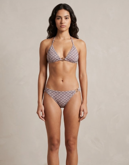 [구찌] 인터로킹 G 로고 비키니 세트