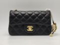 XXX고객님 [샤넬] 클래식 플랩백(쁘띠삭) 뉴미니 골든볼 블랙 램스킨 AS1787(사이트 주문)
