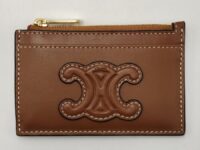 xxx 고객님 [셀린느] 퀴르 트리옹프 지퍼 카드 지갑 – 샤이니 카프스킨/탠 10K583EMH.38NO (사이트 주문)