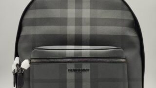 XXX고객님 [버버리] 체크 레더 백팩 80546631(사이트 주문)